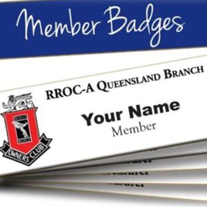 Member's Name Badge